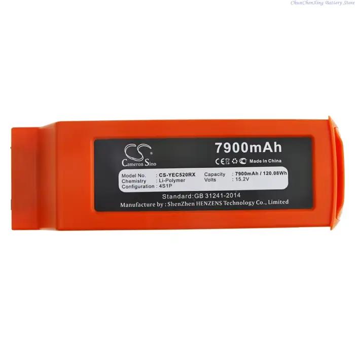 Batterie de Drones 15.2V 7900mAh pour cadre aérien Hexacopter YUNEEC H520