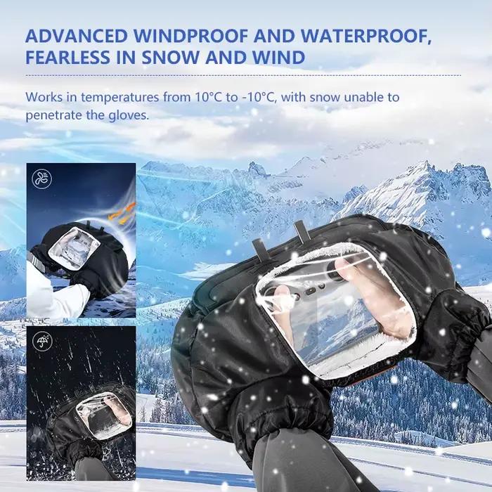Gants Chauds d'Hiver pour Drone DJI NEO/Mini 4 Pro/Air 3S