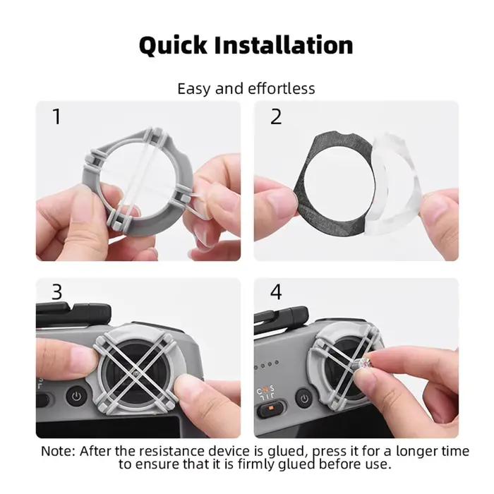 Amortisseurs à bascule pour télécommande DJI Air 3 Mini 4 Pro RC RC2 prise de vue stabilisée contrôle de joystick résistant durable