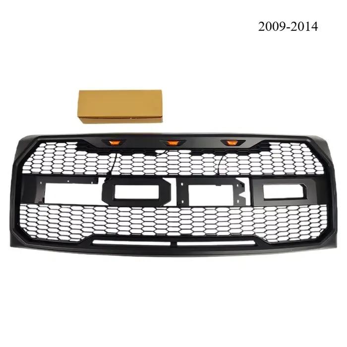 Grille de pare-chocs avant pour Ford F150 2009 2010 2011 2012 2013 2014 2015 2016 2017, grilles de course modifiées, style Raptor, kit carrosserie