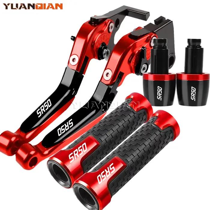Leviers d'embrayage de frein de moto, poignées de guidon, sac à dos pour Aprilia SR50, MY SR50MY, 2014, 2015, 2016, 2017, 2018, 2019, 2020, 2021, 2022