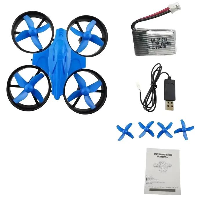 Mini drone RC RTF avec mode sans tête 360 ° Vols et lumières LED résistant aux chocs 5 minutes pour JJRC H36/Eachine