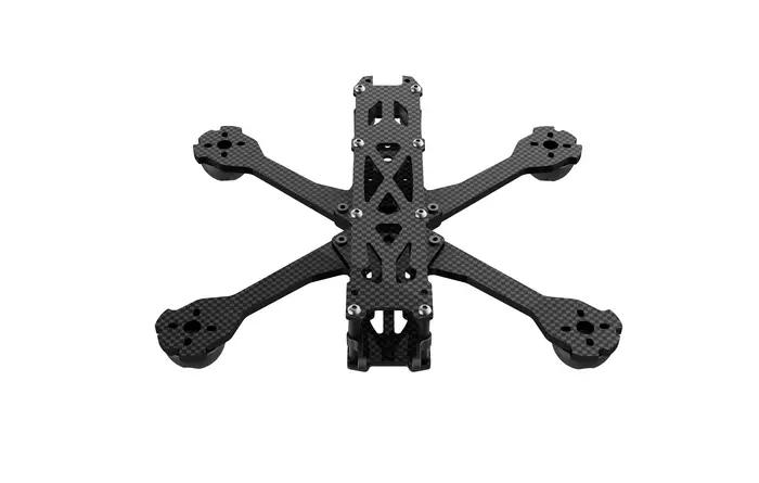 FPV51D9 5 pouces FPV quadrirotor cadre de Drone de course en Fiber de carbone Train léger haute résistance pour utilisation d'impact matériau T700