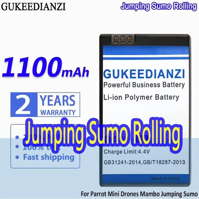 Batterie de remplacement premium haute performance pour mini-drone 1100 mAh pour Parrot Mini Jumping Sumo Rolling