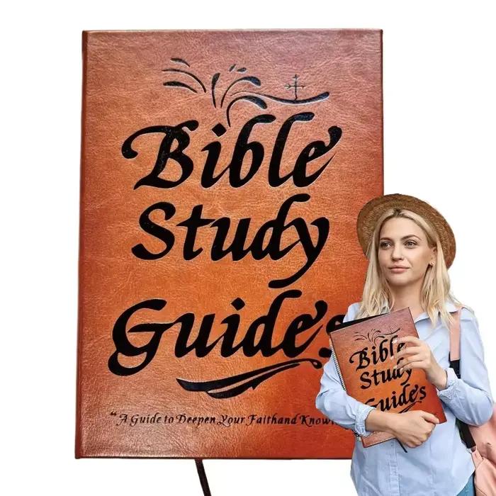 Guide d'étude biblique pour débutants, journal dévotionnel de 66 pages avec citations bibliques quotidiennes, réflexions sur la prière et plan d'étude annuel