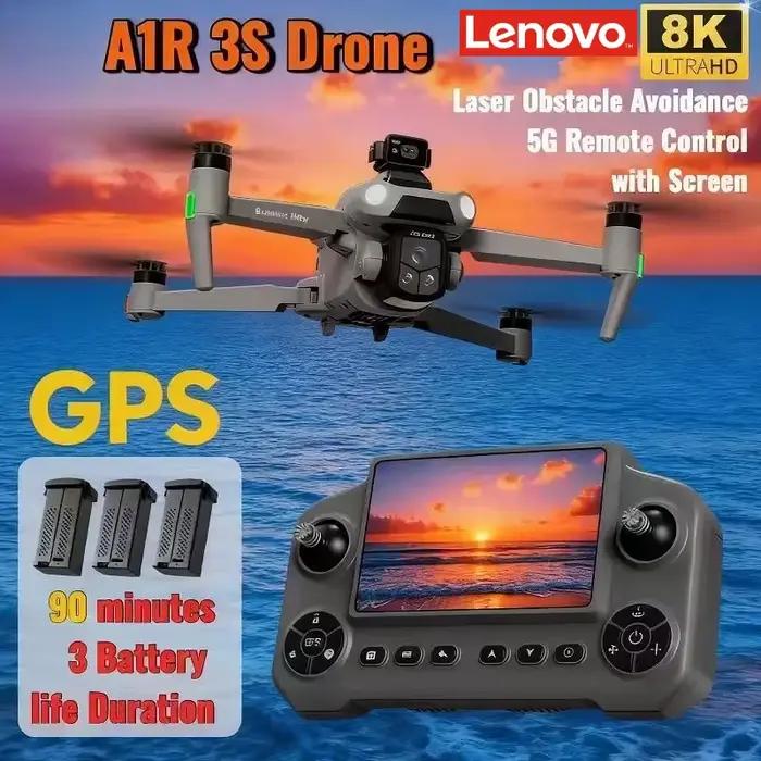 Drone GPS Lenovo A1R 3S 8K professionnel