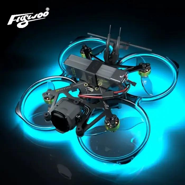 Flywoo Flylens 85 HD O4 PRO 2S LED Whoop FPV Drone V1.3 Mini quadrirotor course
