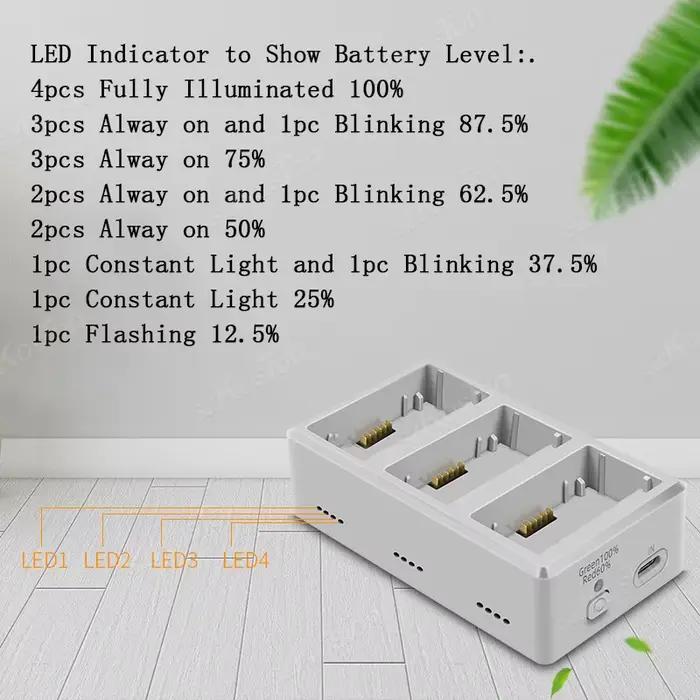 Chargeur de batterie pour DJI Mini 3/Mini 3 Pro