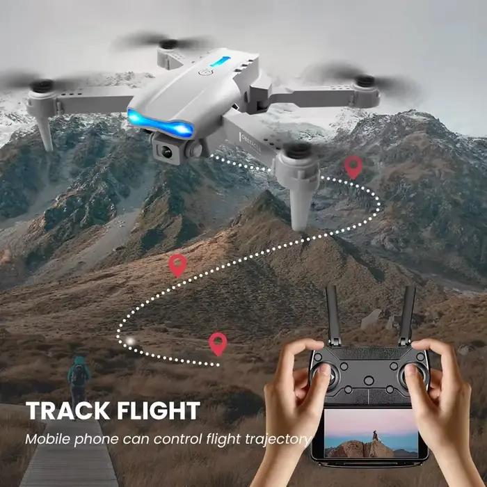 Nouveau Mini drone E99 4K WIFI HD caméra FPV pliable RC photographie aérienne quadrirotor jouet hélicoptère cadeau de vacances pour les enfants