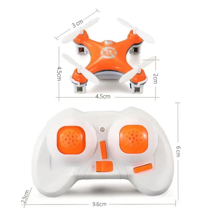 Fortement recommandé - Quadricoptère RC Cx10 Mini Drone télécommandé 2.4G 4CH avec LED