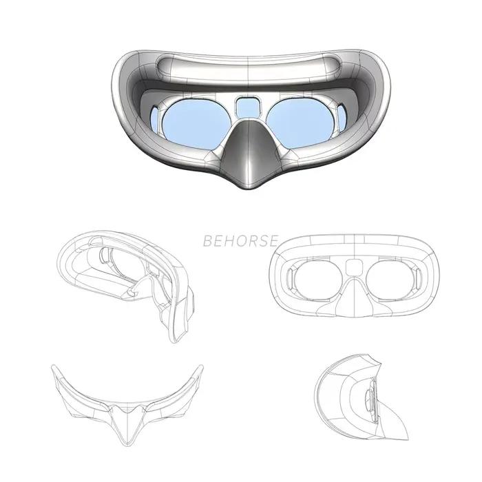 Coussin en mousse éponge pour lunettes DJI AvMi/ 2