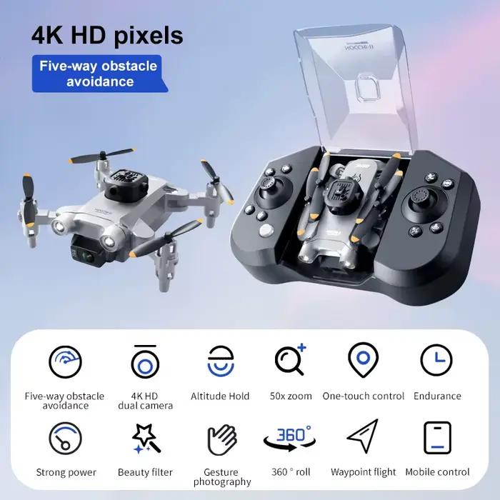 4DRC V30 Mini Drone 4K HD double caméra WIFI FPV Drones professionnel cinq côtés évitement d'obstacles