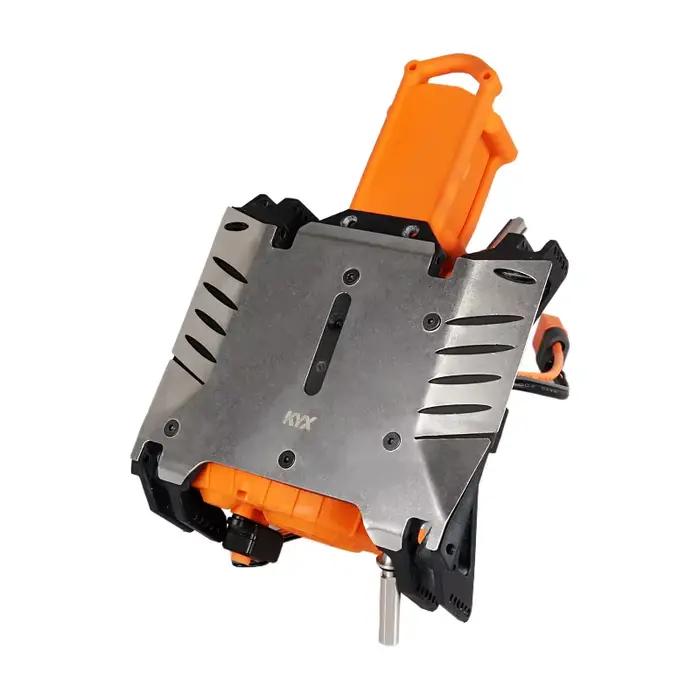 KYX Racing – plaque de dérapage centrale en acier inoxydable