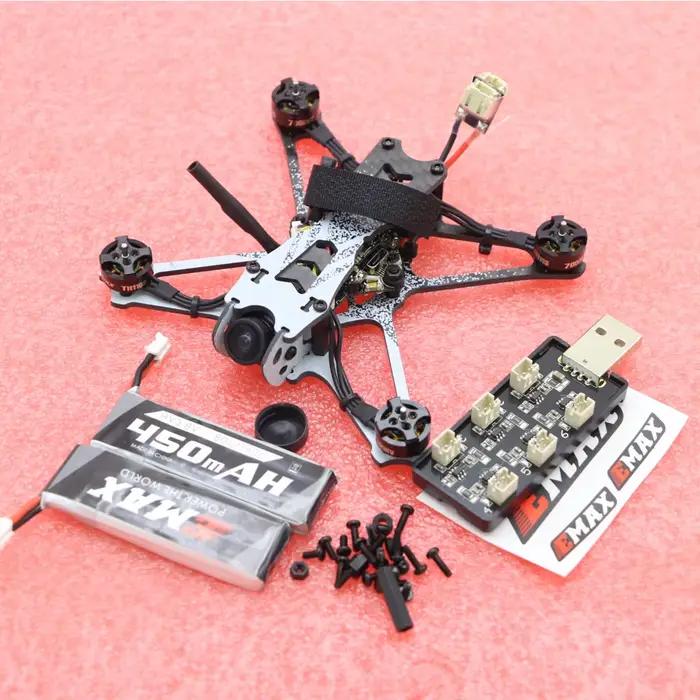 EMAX Tinyhawk II Freestyle 115mm 2.5 pouces F4 5A ESC FPV Racing RC Drone RTF/BNF Version avec télécommande/lunettes Fpv