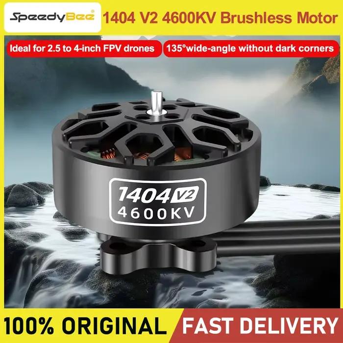 【Liquidation】Moteur SpeedyBee 1404 V2 4600KV 4S LiPo pour drone FPV Bee25 2