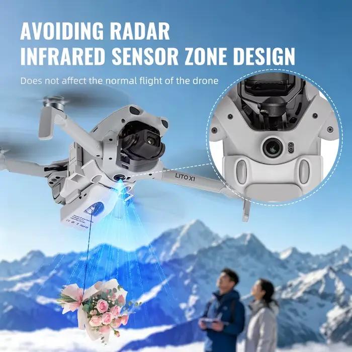Système de largage aérien 12KM pour accessoires de drone DJI Lito 1/X1