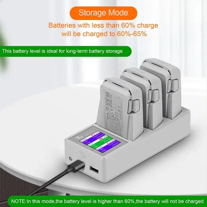 Chargeur de batterie 3 en 1 pour Drone DJI Flip