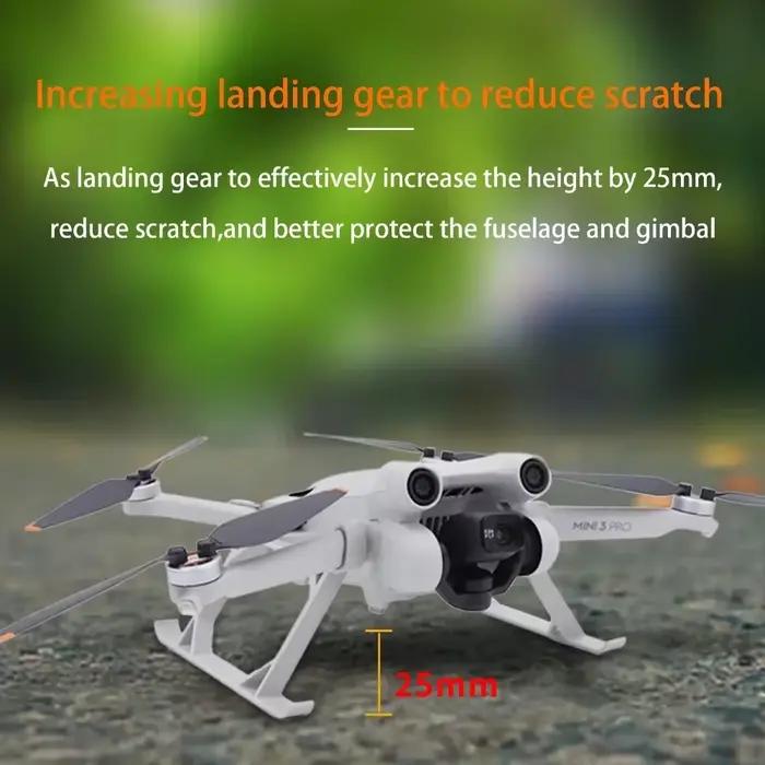Trotteuses aquatiques flottantes pour DJI Mini 4 Pro/Mini 3/Mini 3 Pro – Ailes d'atterrissage sécurisées pour l'eau et la neige – Accessoire d'entraînement pour drone
