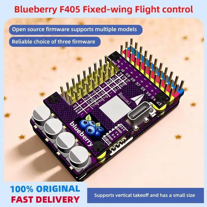 Contrôleur de vol à voilure fixe Blueberry F405 AP/INAV