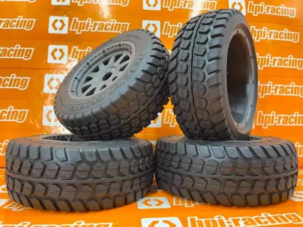 Jeu de pneus d'origine HPI RACING/KM HPI 1/5