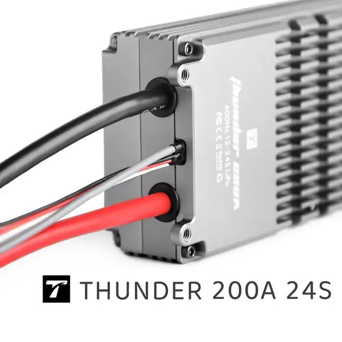 THUNDER 200A 24S T—MOTOR ESC haute puissance pour drones