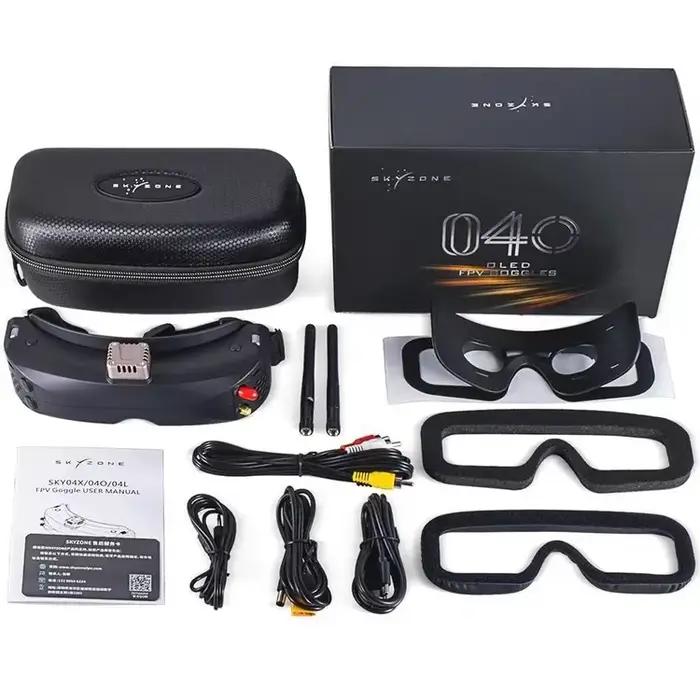 Lunettes FPV Skyzone SKY04O PRO 1280x720 OLED 5.8GHz 48CH 720P 60FPS Steadyview DVR pour Drone RC Occasions Spéciales