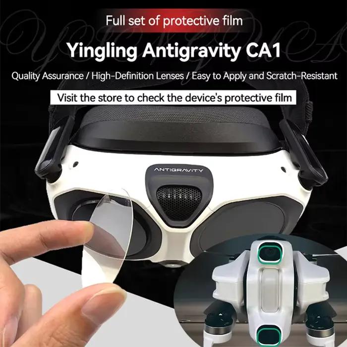 Nano Film de protection pour lentille de capteur Radar pour Drone Insta360 Antigravity A1 lunettes de vol Vision accessoire de film souple anti-poussière protection ultrathin pour photos de haute qualité occasions spéciales