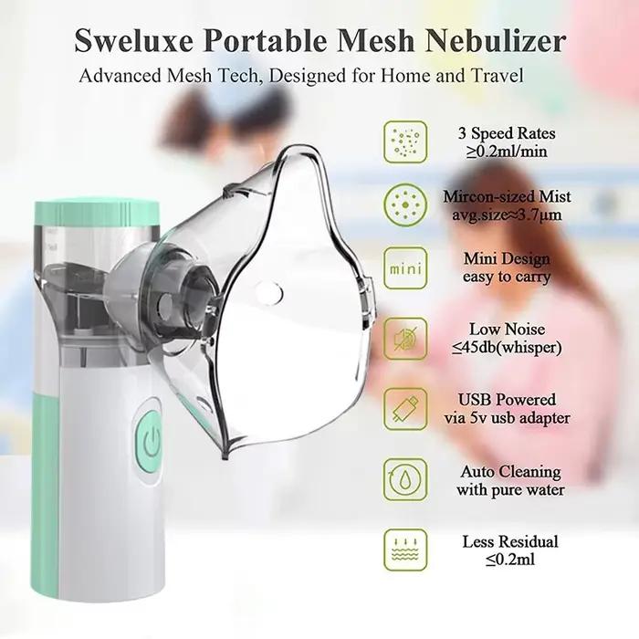Nébuliseur médical pour enfants et adultes, inhalateur pour asthme, inhalateur à vapeur, automizer de détermination, soins de santé à domicile