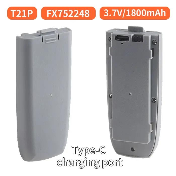 Mise à niveau 1800 mah 3.7 V RC Drone batterie pour T21P CS800 PRO FX752248 télécommande