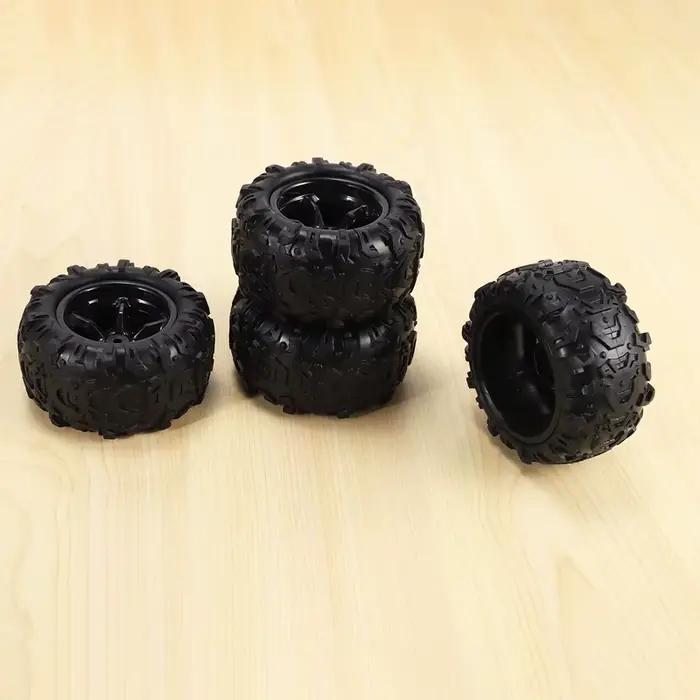 4PCS PX 9300-21 pneu en caoutchouc pneus de voiture de course RC 9300 & 9302 1/18 échelle sur jante de roue de route