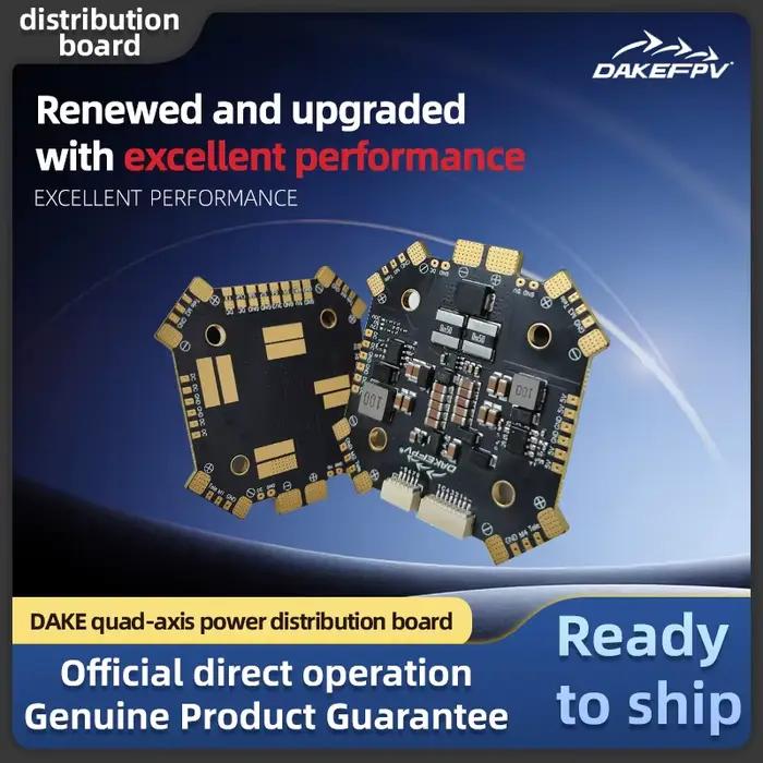 DAKEFPV PDB carte de distribution d'énergie ESC-carte d'alimentation pour avion modèle Drone