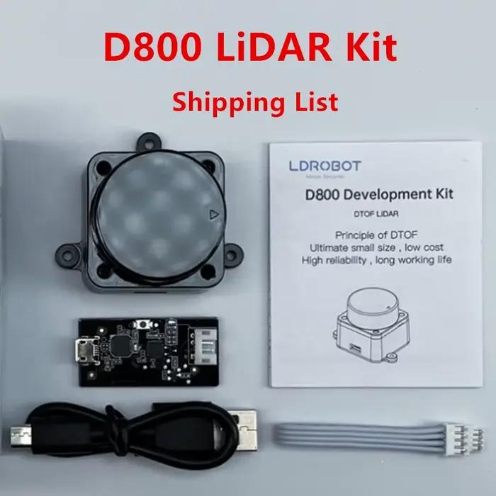 Kit Lidar LDROBOT D800 25 mètres DTOF