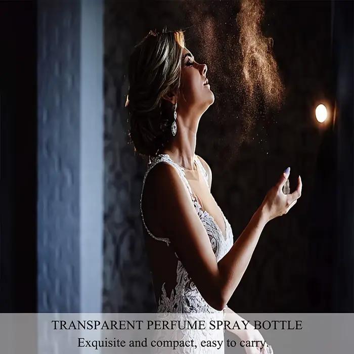 100 flacons pulvérisateurs 2ML/3ML-atomiseur de voyage rechargeable transparent sans odeur et sans BPA, mini-pulvérisateur portable pour parfum et cosmétiques
