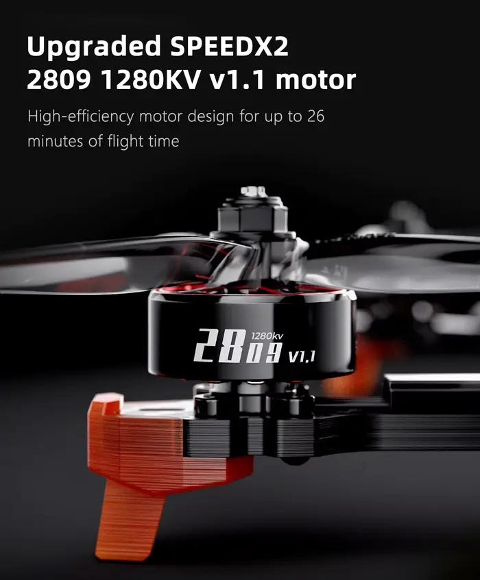 GEPRC MOZ7 V2 analogique/WTFPV/O4Pro longue portée 7 pouces quadrirotor Drone ELRS 915 M/2.4G GemX TBSNanoRX récepteur avec hélice HQProp