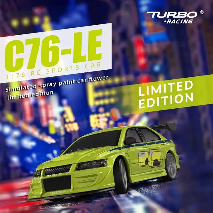 Turbo Racing 1/76 C76 course à pied plate MINI RTR modèle télécommandé voiture sur route jouets de bureau