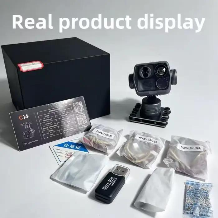 Caméra hybride Skydroid C14 à zoom visible et imagerie thermique haute résolution