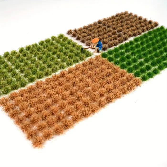 Petits touffes d'herbe modèle bonsaï – 70/91 statiques pour décoration de scène d'artisanat de jardin Miniature