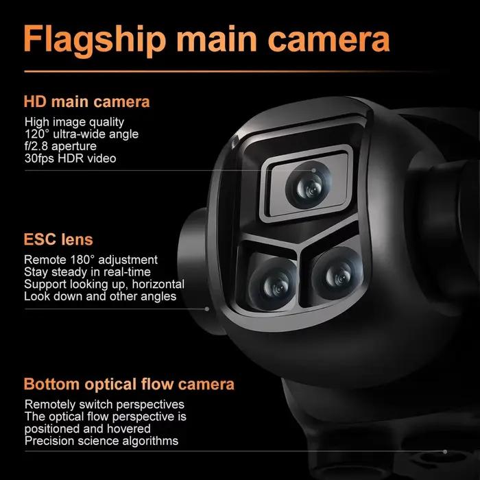 Drone Lenovo V988 8K HD avec double caméra 4K professionnelle