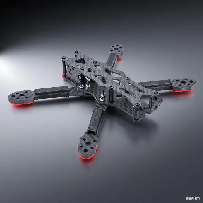 Kit de châssis en fibre de carbone APEX HD Series pour drones de course FPV avec bras de 5