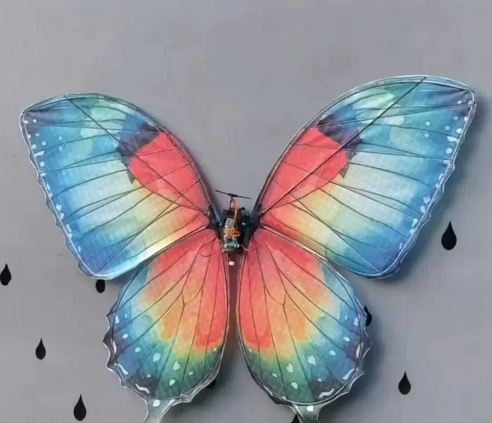 Drone papillon bionique RC Ctorque – Jouet insecte volant à ailes battantes avec lumière LED