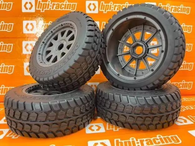 Jeu de pneus d'origine HPI RACING/KM HPI 1/5