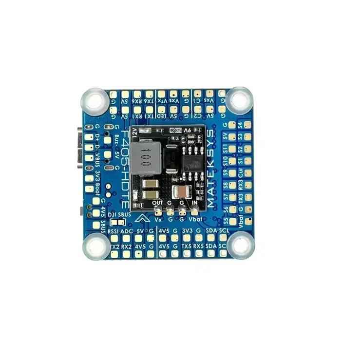 Contrôleur de vol MATEK F405-HDTE F4 STM32F405 avec double BEC intégré OSD Blackbox 3~12S LiPo 30X30mm pour drone FPV au lieu de F722-HD