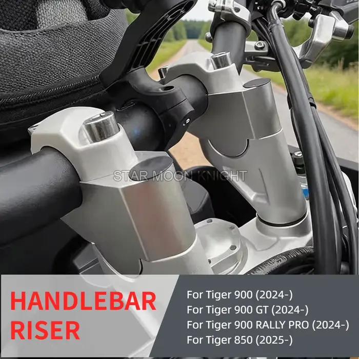 Nouvel adaptateur de fixation de guidon pour moto Tiger 850 (2025-) Tiger 900 Tiger 900 GT Rally Pro (2024-)