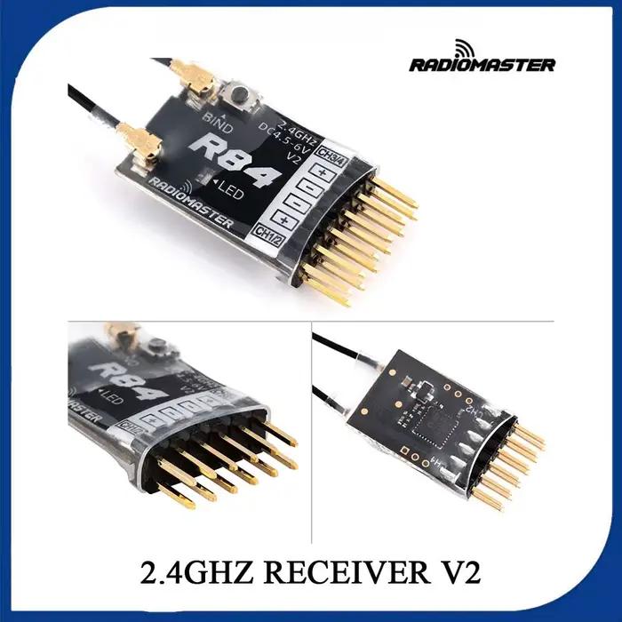 Radiomaster R81 R84 R86 R86C R88 V2 récepteur 4CH 6CH 8CH 16CH pour FRSKY D8 D16 TX16S SE RC FPV Drones pièces fiables