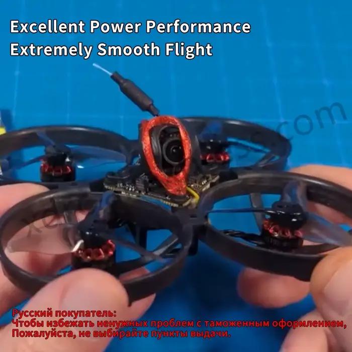 Happymodel Mobula8 Drone/KIT de cadre 1-2S 85mm Micro FPV Whoop Quadcopter Drone 2.4G récepteur ELRS X12 AIO moteur sans balais nouveau