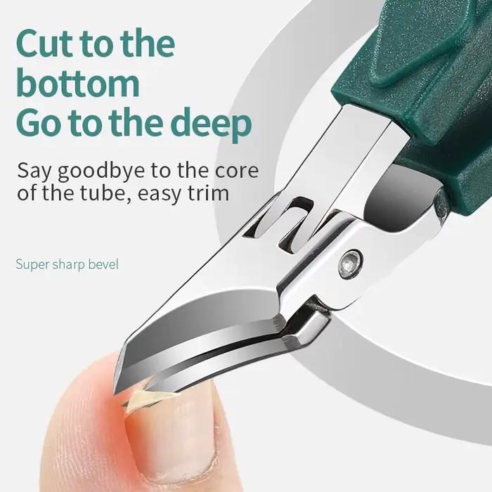 Coupe-ongles pour ongles incarnés ou épais, coupe-ongles professionnel pour podologe avec lame en acier inoxydable ultra résistante.
