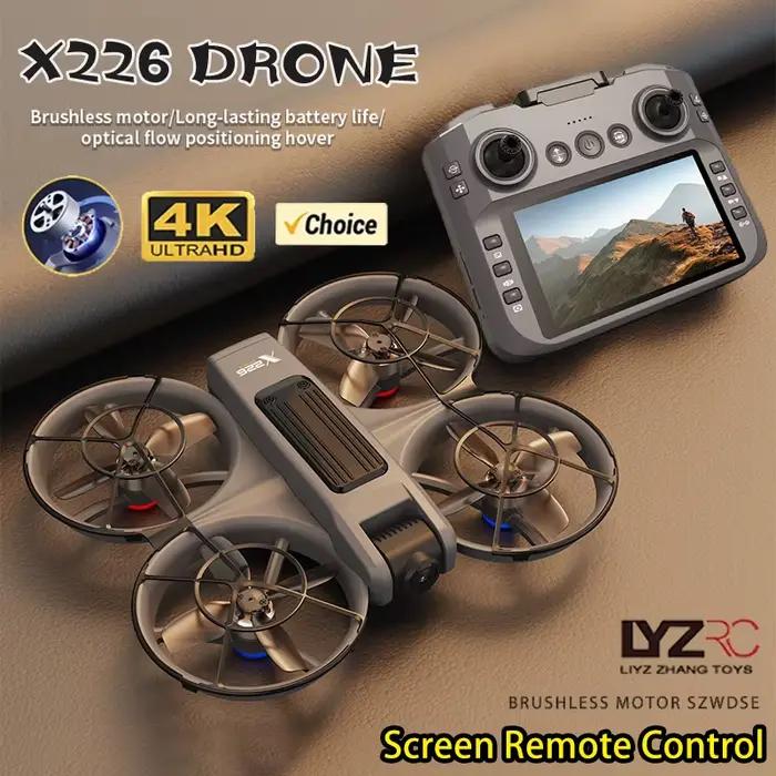 Nouveau X226 RC Drone 2.4G 5G professionnel 4K HD photographie aérienne télécommande FPV Dron HD double caméra quadrirotor garçon jouets cadeaux