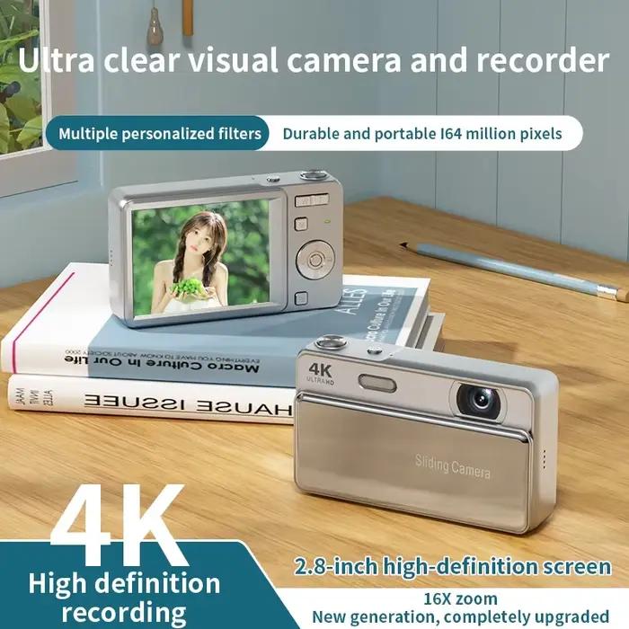 Nouvel appareil photo numérique 4K Ultra HD 64MP avec zoom 16x