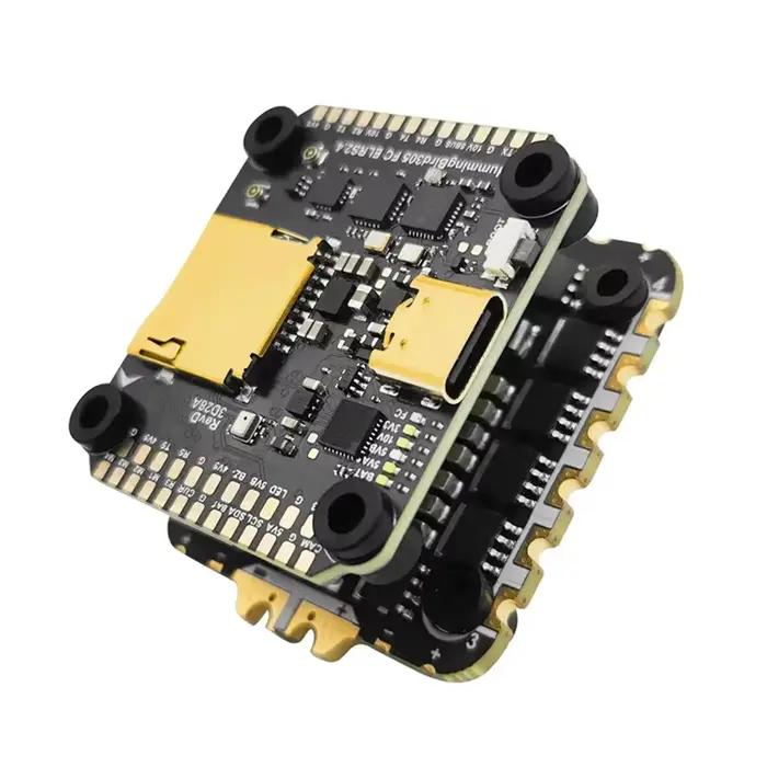 Nouveau Stack de Vol Newbeedrone Hummingbird 305 avec Contrôleur de Vol F722 305 intégré ELRS 2.4GHz et ESC 4-en-1 80A