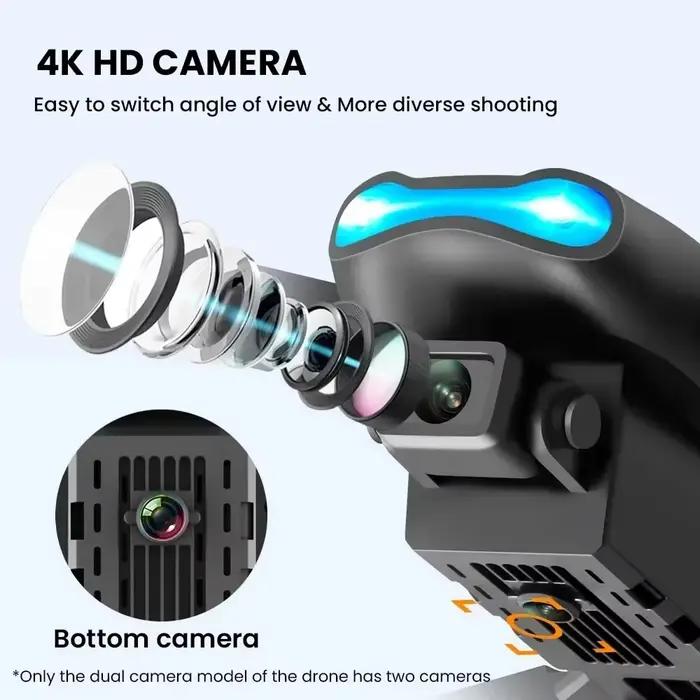 Drone E99Pro HD 4K avec double WiFi FPV